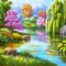 Spring background - PNG gratuit GIF animé