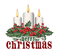 christmas candles - Безплатен анимиран GIF анимиран GIF