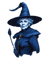 Blue Witch - ilmainen png animoitu GIF