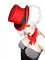 red hat woman - gratis png animerad GIF