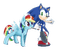 little pony rainbow - gratis png animerad GIF