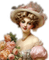 Vintage Woman - gratis png geanimeerde GIF