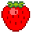 Strawberry emoji pixel webcore - Nemokamas animacinis gif animuotas GIF