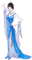 femme en bleu.Cheyenne63 - png gratis GIF animasi