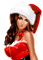 Woman red White Christmas - Bogusia - 無料png アニメーションGIF