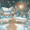 Winter snow background