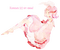 Rin Kagamine en rose - gratis png geanimeerde GIF
