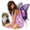 Y.A.M._Fantasy fairy cat - Free PNG Animated GIF