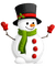 Winter. Snowman. Christmas. Leila - ilmainen png animoitu GIF