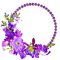 Round Florar Purple - By StormGalaxy05 - zdarma png animovaný GIF