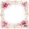 springtimes  pink gold frame spring - gratis png geanimeerde GIF