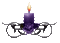 purple candle - Nemokamas animacinis gif animuotas GIF