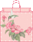 pink flower bag - GIF animé gratuit