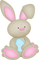 Kaz_Creations Deco Easter Cute Bunny - gratis png geanimeerde GIF