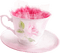 dolceluna pink deco scrap cup flower spring - png gratis GIF animado