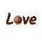 Chocolate Love Text Gif - Bogusia - GIF animé gratuit GIF animé