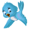 GIANNIS_TOUROUNTZAN - (Snow_White) Blue Bird - ücretsiz png animasyonlu GIF
