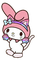 Catgender pride My Melody - Free PNG Animated GIF
