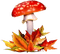 Hongos con hojas - Free PNG Animated GIF