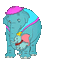Mama Dumbo mit Baby - 無料のアニメーション GIF