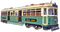 street car, tram, trolly bp - PNG gratuit GIF animé
