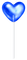 Lollipop.Heart.Blue - Free PNG Animated GIF