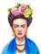Frida Kahlo milla1959 - gratis png geanimeerde GIF