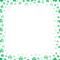 Clovers.Frame.Green.White - KittyKatLuv65 - ingyenes png animált GIF