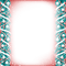 soave frame christmas branch ball pink teal - 免费PNG 动画 GIF