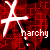 anarchy black and red - Darmowy animowany GIF animowany gif