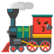Train blowing a kiss Emoji Kitchen - Free PNG Animated GIF
