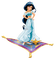 Jasmine vole sur le tapis - png gratuito GIF animata