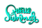 Hello Summer.Text.Teal - Free PNG Animated GIF