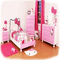 hello kitty room chambre - png gratis GIF animasi
