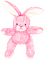 Kaz_Creations Deco  Pink Bunny Cute Colours - gratis png animeret GIF