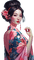 asia, frau, woman, femme, vintage - PNG gratuit GIF animé