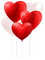 Kaz_Creations Valentine Deco Love Balloons Hearts - PNG gratuit GIF animé
