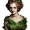kikkapink woman vintage baroque green brown - безплатен png анимиран GIF