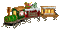 Santa Train - 無料のアニメーション GIF アニメーションGIF
