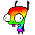 rainbow gir - Darmowy animowany GIF animowany gif
