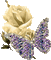 роза с бабочкой - Бесплатный анимированный гифка анимированный гифка