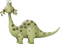 Dinosaure Vert:) - PNG gratuit GIF animé
