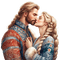 loly33 couple hiver - kostenlos png Animiertes GIF