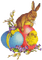 Ostern, Easter, Hase, Eier, Küken - gratis png animerad GIF