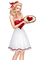 Woman with Heart - kostenlos png Animiertes GIF
