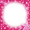 Snowflakes.Frame.Pink - KittyKatLuv65 - ilmainen png animoitu GIF