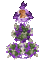 Purple Flower Decoration - Animovaný GIF zadarmo animovaný GIF