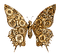 Steampunk.Butterfly.Gold - png grátis Gif Animado