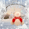 snowman animated bg bonhomme de neige - 免费动画 GIF 动画 GIF