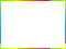 Reine de Cristal - cadre fluo multicolore - GIF animé gratuit GIF animé